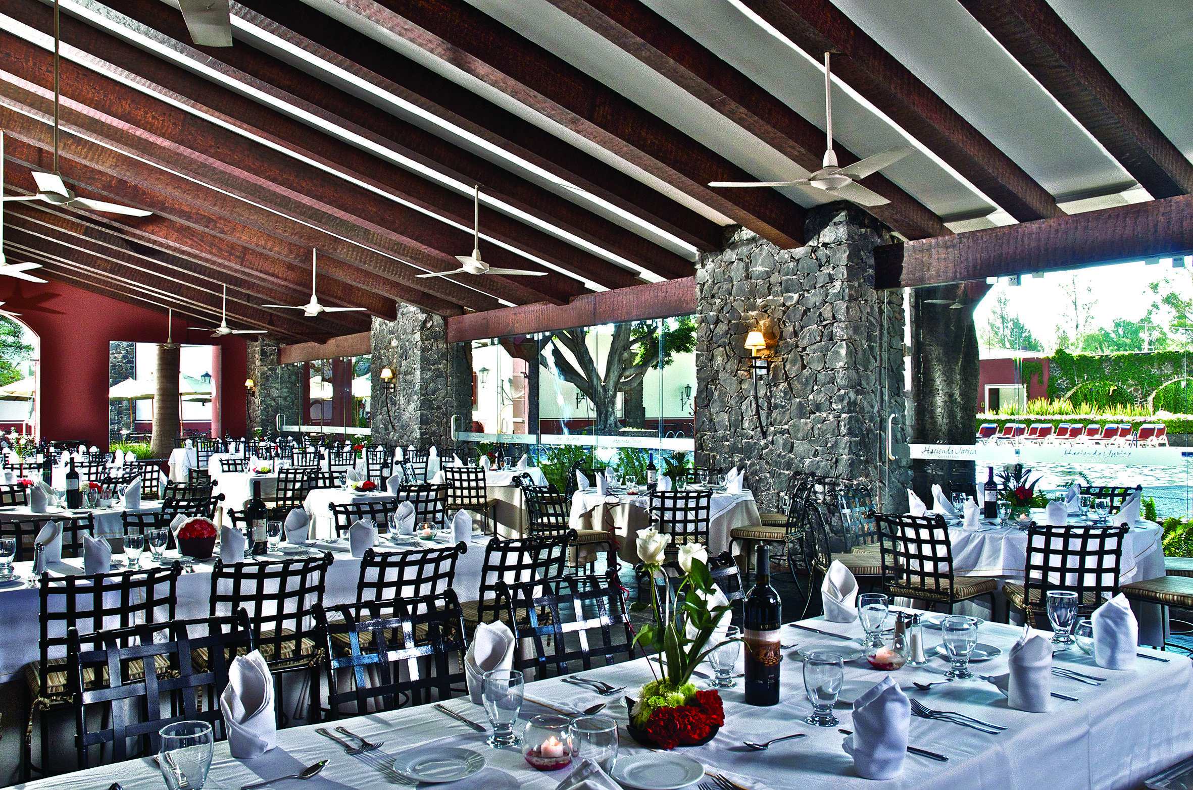Hacienda Jurica By Brisas Hotel Querétaro Kültér fotó The restaurant